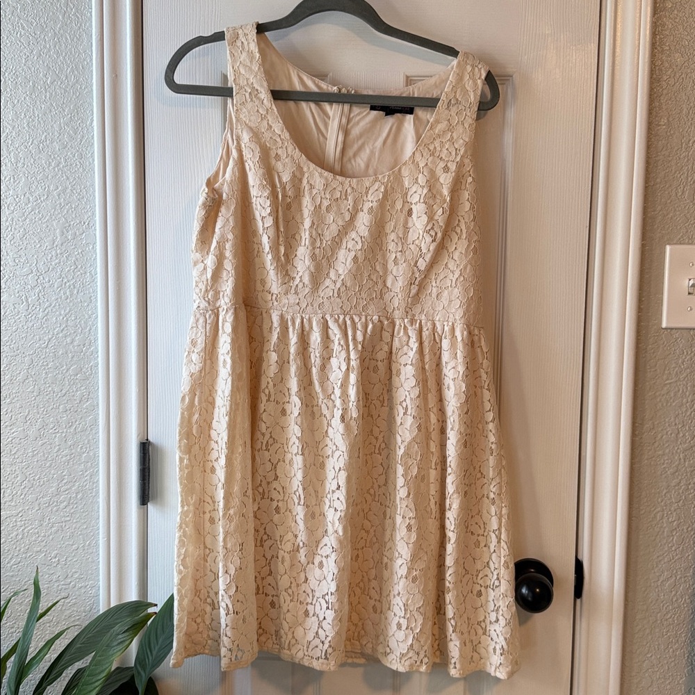 HeartSoul Cream Lace Dress